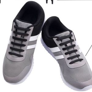 Brand new black rubber shoes laces